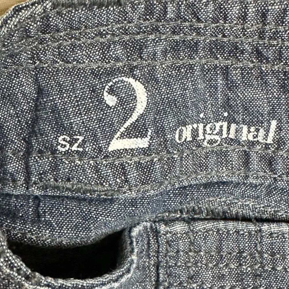Loft Trouser Shorts size 2 Blue Denim_3